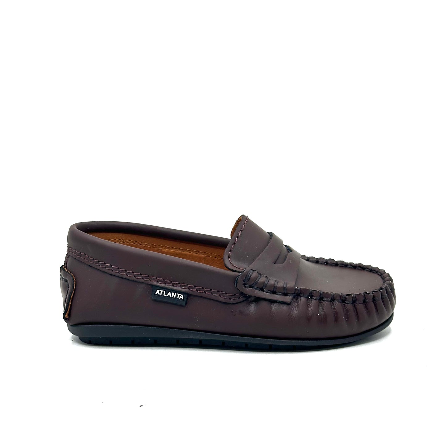 Atlanta Mocassin Dark Burgundy Penny Loafer