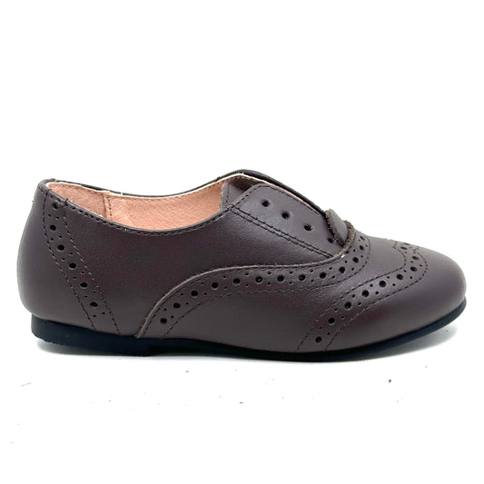 Perroquet Laceless Brown Leather Shoe