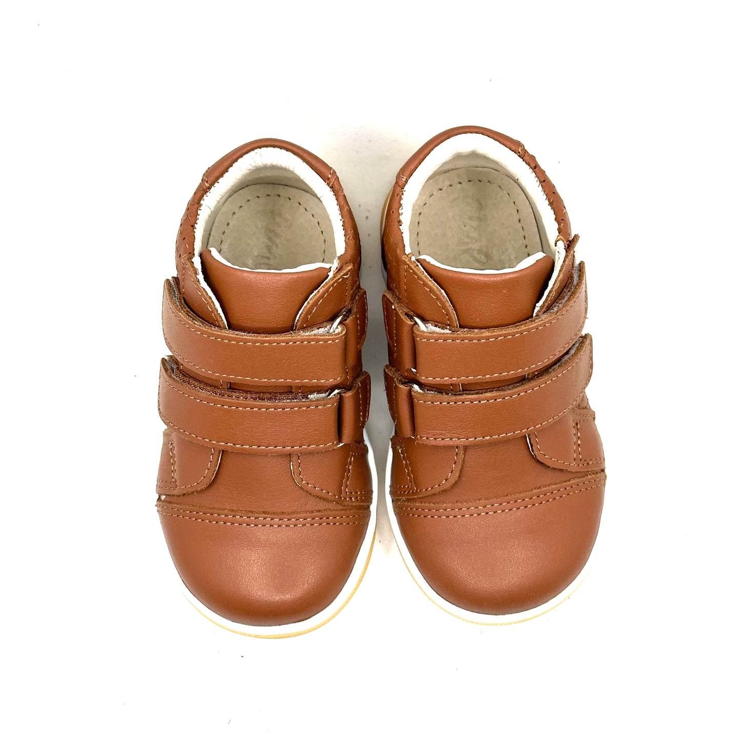 Emel Luggage Brown Velcro Sneaker