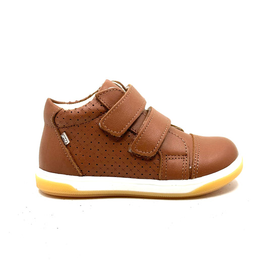 Emel Luggage Brown Velcro Sneaker