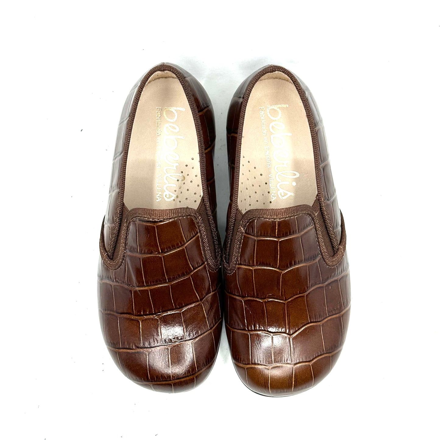 Beberlis Brown Alligator Loafer