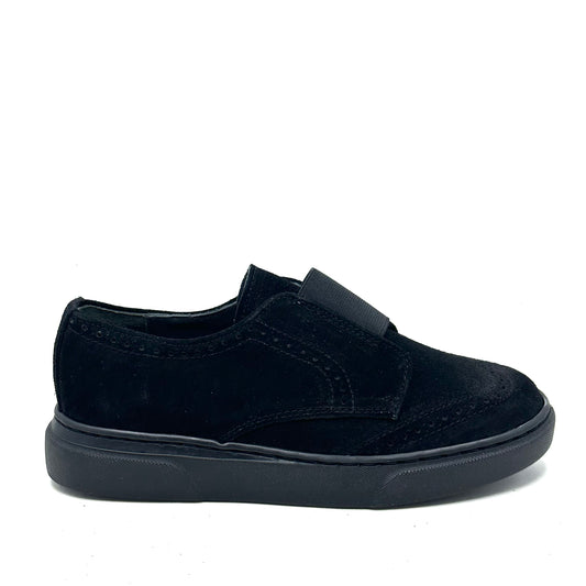 Blublonc Suede Elastic Slip-On Sneaker