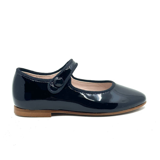 Beberlis Black Patent Honey Sole Mary Jane