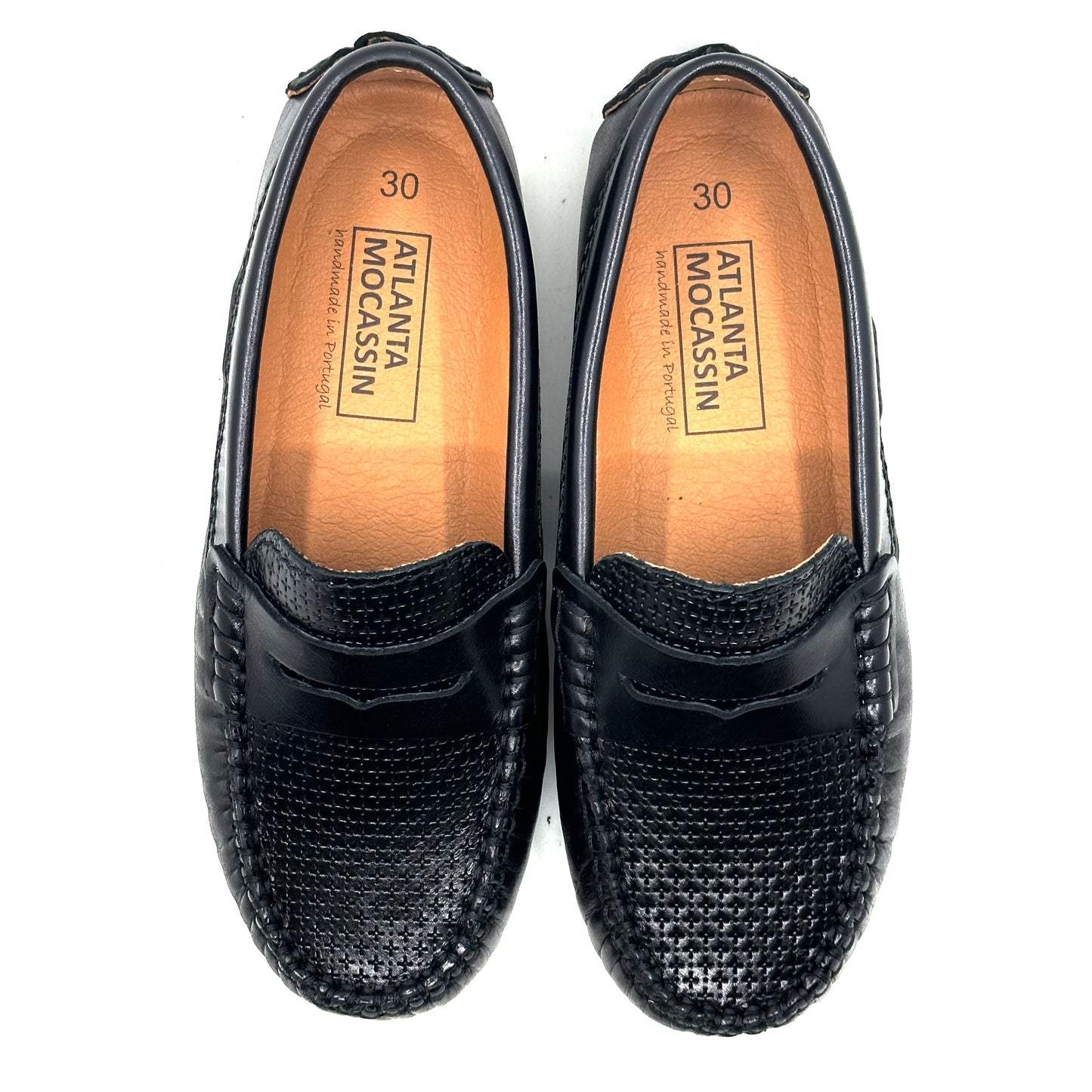 Atlanta Mocassin Black Antik Penny Loafer