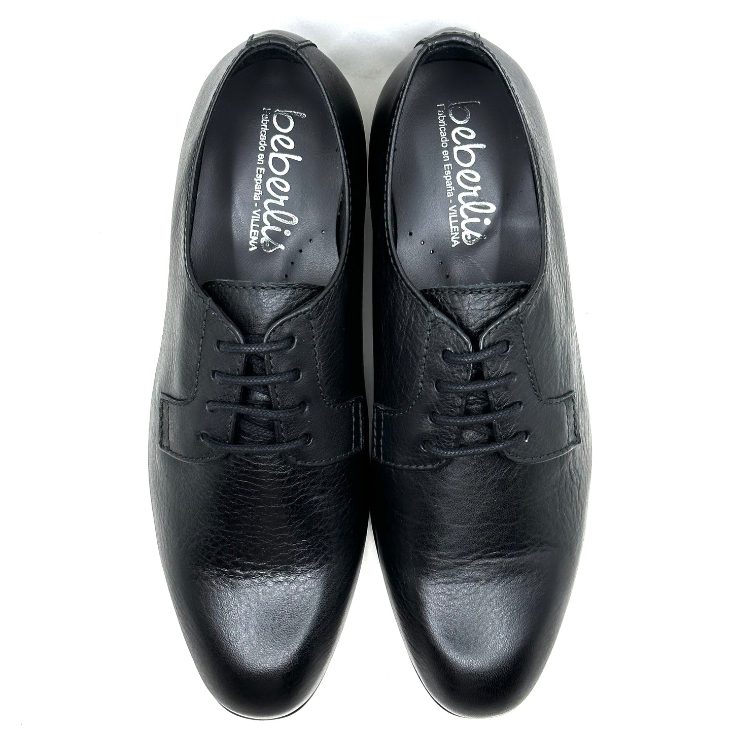 Beberlis Black Leather Laced Dress Shoe