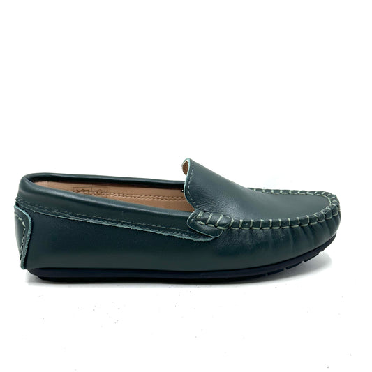 Perroquet Green Leather Loafer