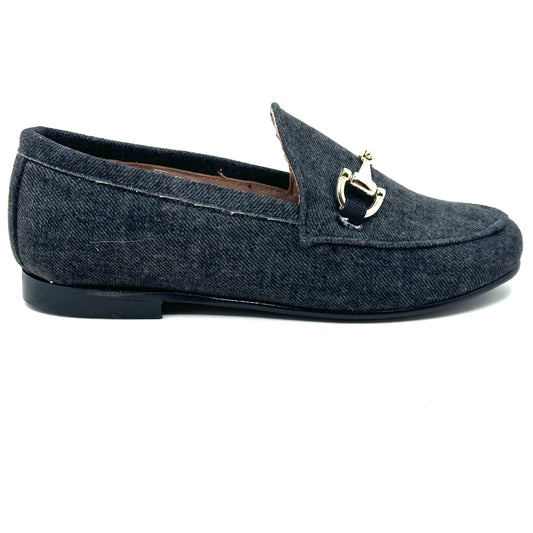 Brunellis Charcoal Gray Suede Loafer