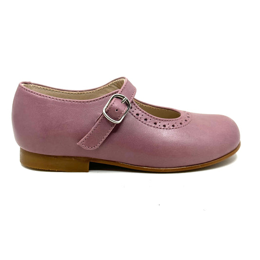 Beberlis Pink Leather Mary Jane