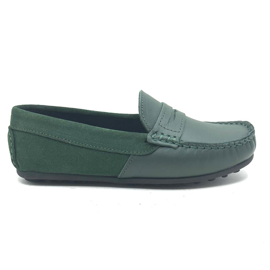 Blublonc Forest Green Loafer