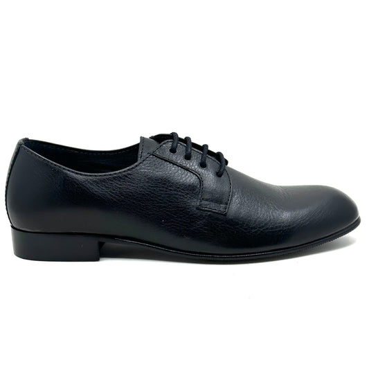 Beberlis Black Leather Laced Dress Shoe