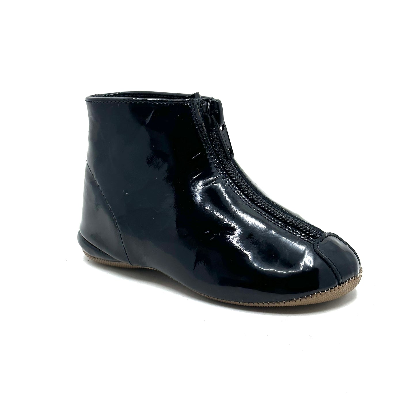 Pepe Black Patent Leather Bootie