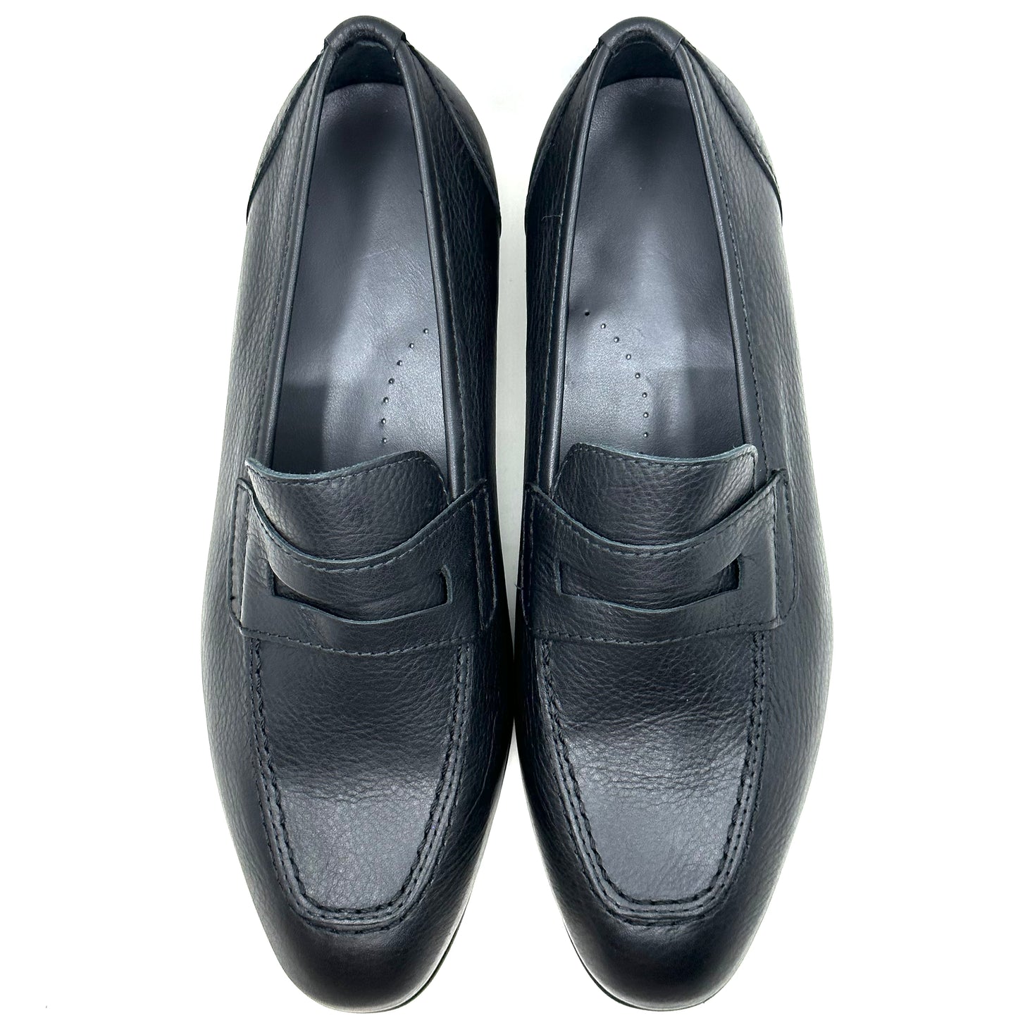 Beberlis Black Leather Penny Dress Shoe