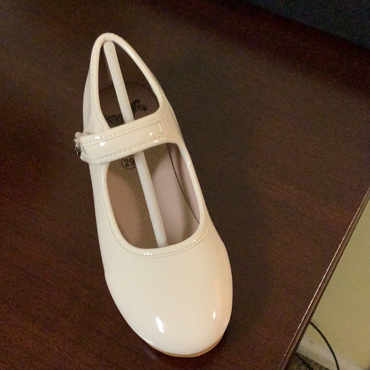 Zebra Patent Mary Jane Pearl