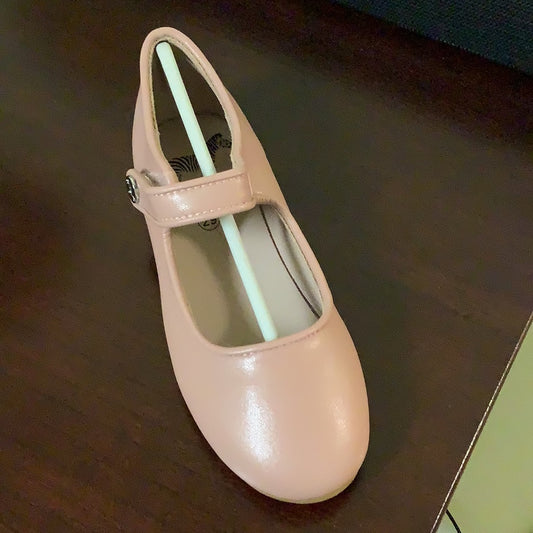 Zebra Classic Leather Mary Jane French Rose