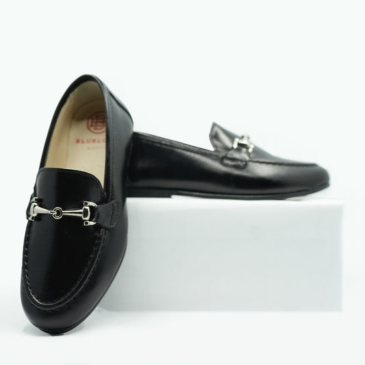 Blublonc Classic Leather Chained Dress Shoe